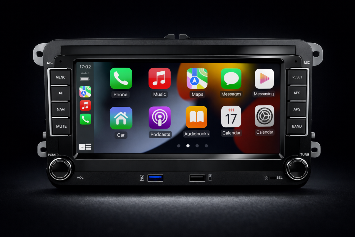 Volkswagen | Apple CarPlay & Android Auto | 7" Car Radio image 1