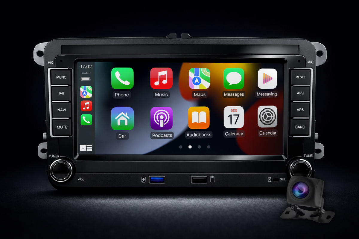 Volkswagen | Apple CarPlay & Android Auto | 7" Car Radio image 4